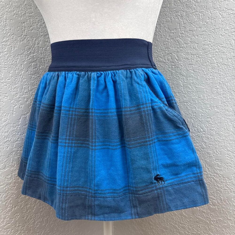 Abercrombie-fitch Women's Blue and Navy Skirt